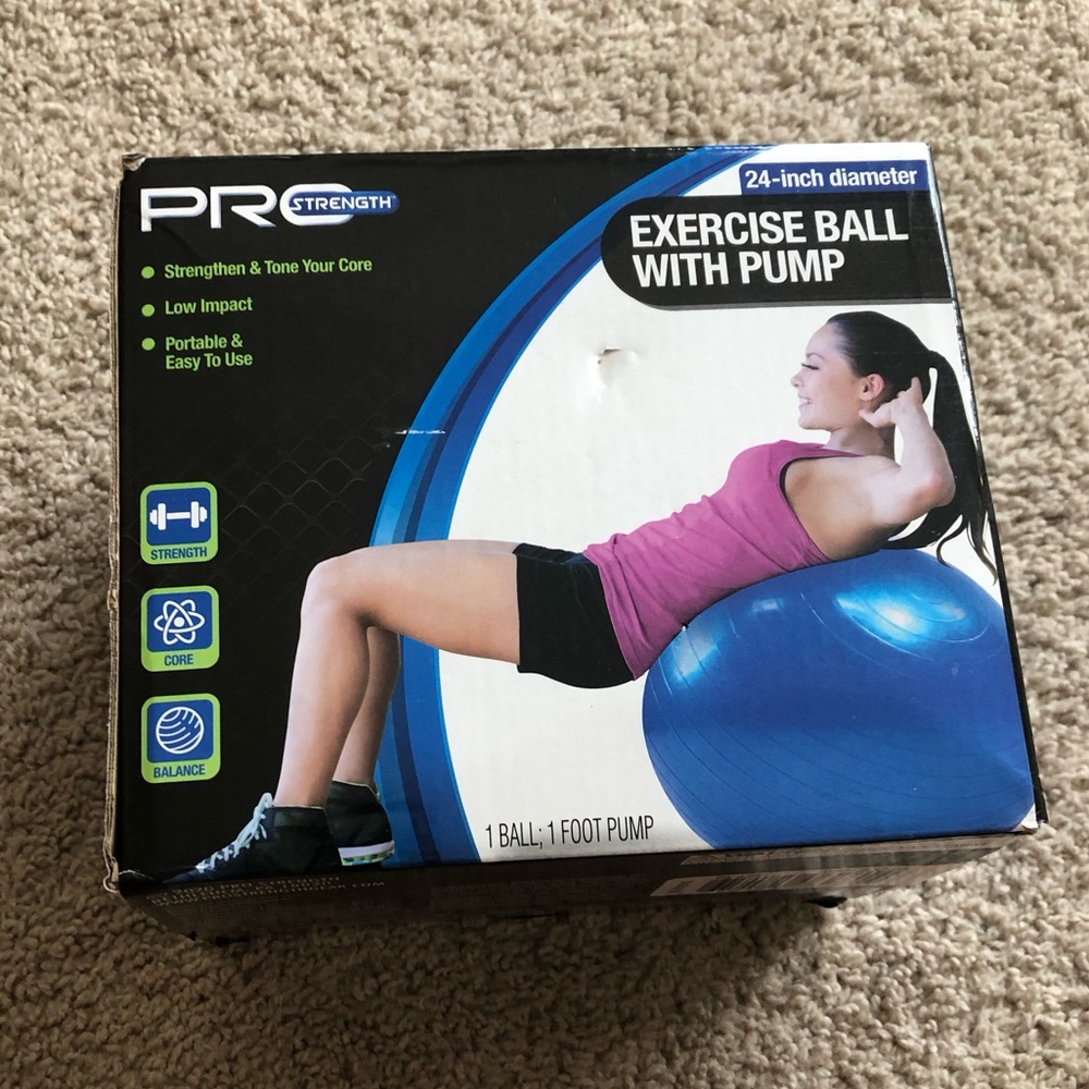 💙Pro Strength Exercise Ball With Pump 24 Inch Diameter💙
